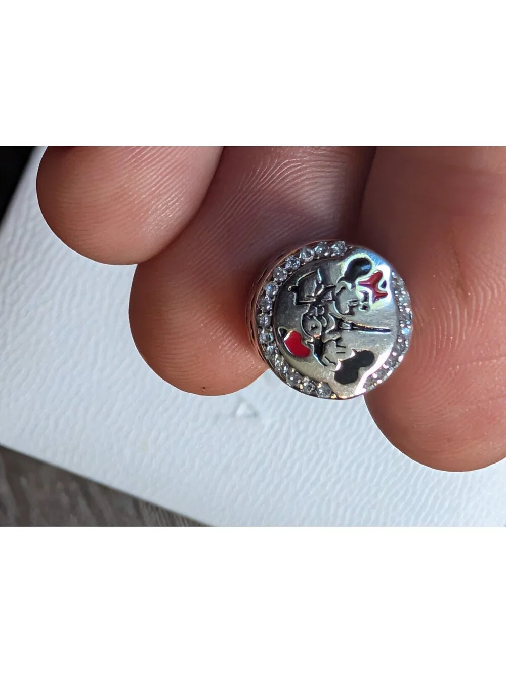 Pandora s925 ale silver charm pendant Disney paris